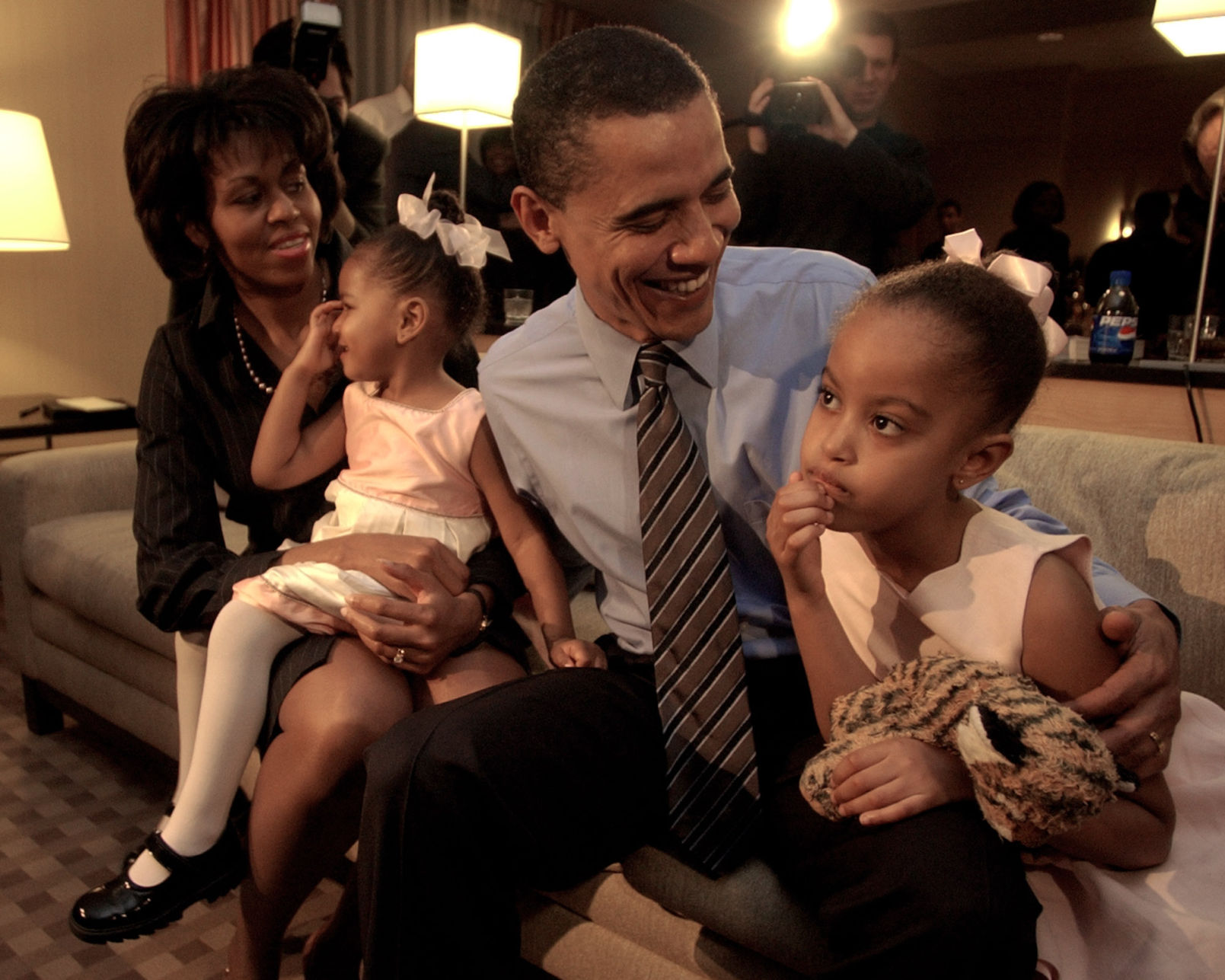 The Obamas, 2004